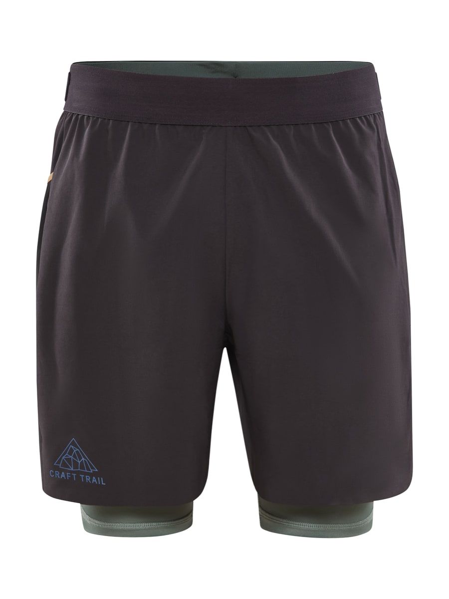 Craft Mens Pro Trail 2in1 Shorts Slatethyme Fjellsportno